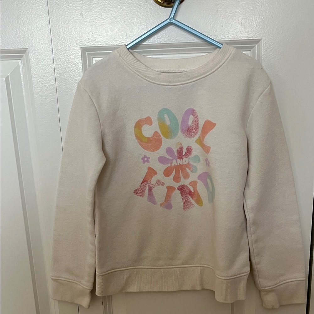 Jumping Beans Cream 'Cool and Kind' Sweatshirt